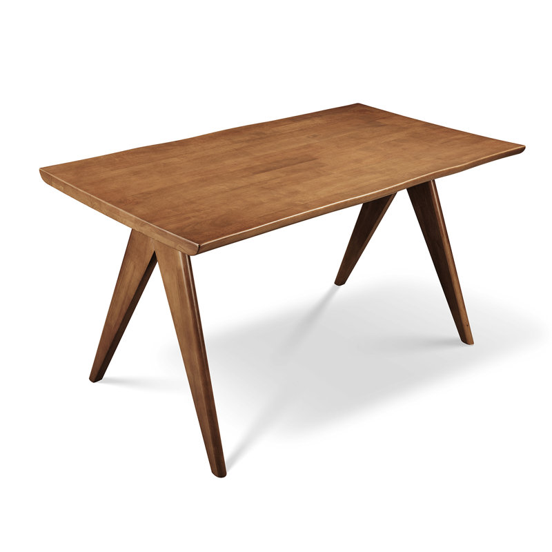 Spring Rectangle Wooden Dining Table, 75cm H x 145cm x 85cm