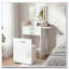 Table de coiffeuse rabattable, coiffeuse compacte / mini, coiffeuse intégrée au miroir