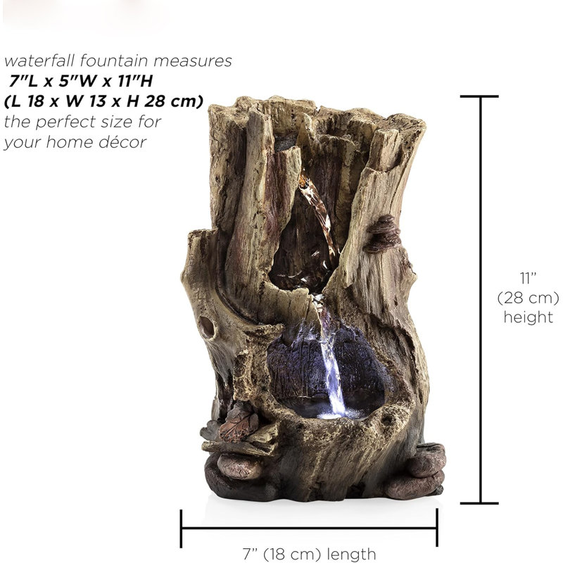 Rainforest Tree Trunk Fountain