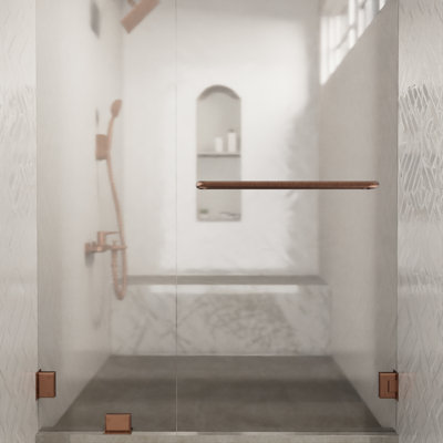 Porte-serviettes de douche tubulaire standard de 18 à 18 pouces Brixwell TB-18BTB-PVC