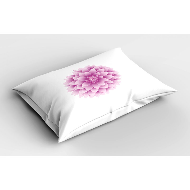 Taie décorative Dahlia, Simple