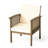 Deeply-Seated Outdoor Chairs  2  - Cushions 2 Wood Gray Frame With-297099673