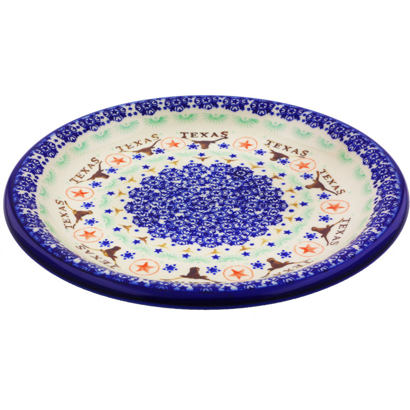 Texas State Ceramic Decorative Plate 1