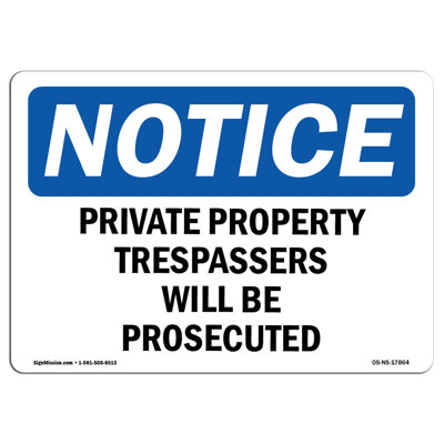 Signe d'intrusion dans une propriété privée