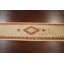 Tapis de couloir unique noué à la main nouvel âge 2 pi 6 po x 10 pi 5 po ivoire / rouge