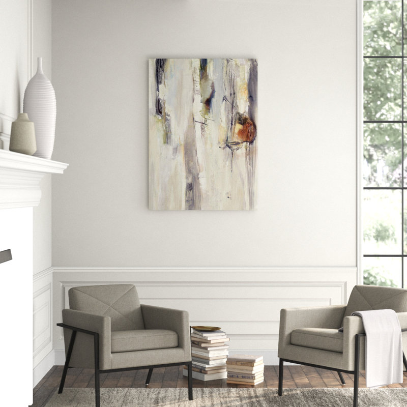 Birch Bark Painting by Nash Rambler, Knife Gel, 50" H x 36" W