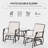 Outdoor Glider Chairs With Coffee Table