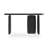 Black Solid Wood Console Table-1820028281