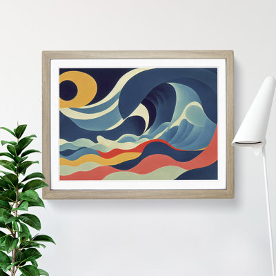 Abstract Ocean Wave Vol.1 - Framed Print