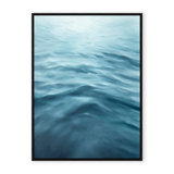 Coastal Retreat Underwater Clouds XXI - Floater Frame Print on Canvas