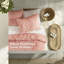 Ensembles de literie à motif floral douillet, polyester rose, design chic et romantique pour un confort toutes saisons