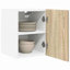 Vidaxl Hanging Cabinet With Storage Riga 2 Pcs Concrete Grey And White-121217762-121217769