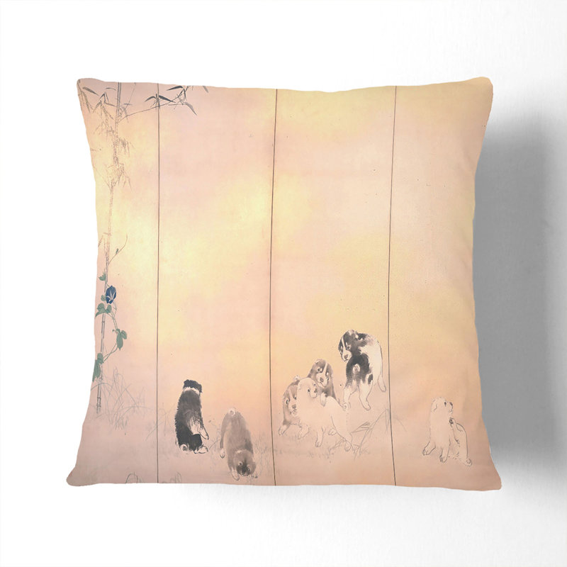 Square Throw Cushion, 55cm H x 55cm W x 20cm D, White