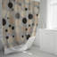 Rideau de douche avec tapis de bain-223015909
