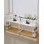 Atreau L-Shaped Metal Base Computer Table-1684190162