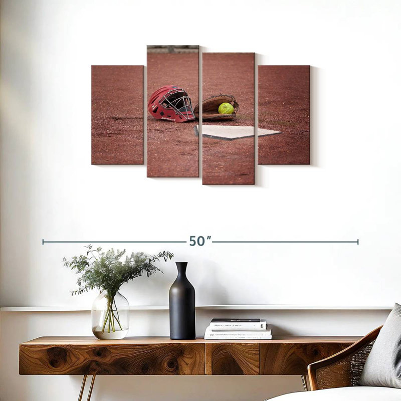 Softball Gear, 22" H x 36" W