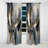 Abstract Shapes And Lines I - Abstract Marble Curtain - Blackout Marble Curtain - 1 Panels-107540585