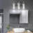 Carrocci 3 - Light Dimmable Crystal Vanity Light with Glass Shade