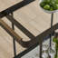 Chariot-bar en fer noir Uttermost Vesper