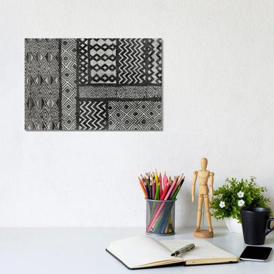 Kuba Abstract, BandW I by Sue Schlabach - Wrapped Canvas Print