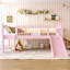 Lit mezzanine simple avec tablettes de rangement, lit mezzanine inférieur en bois massif avec lumières DEL et garde-corps pleine longueur-2096145858