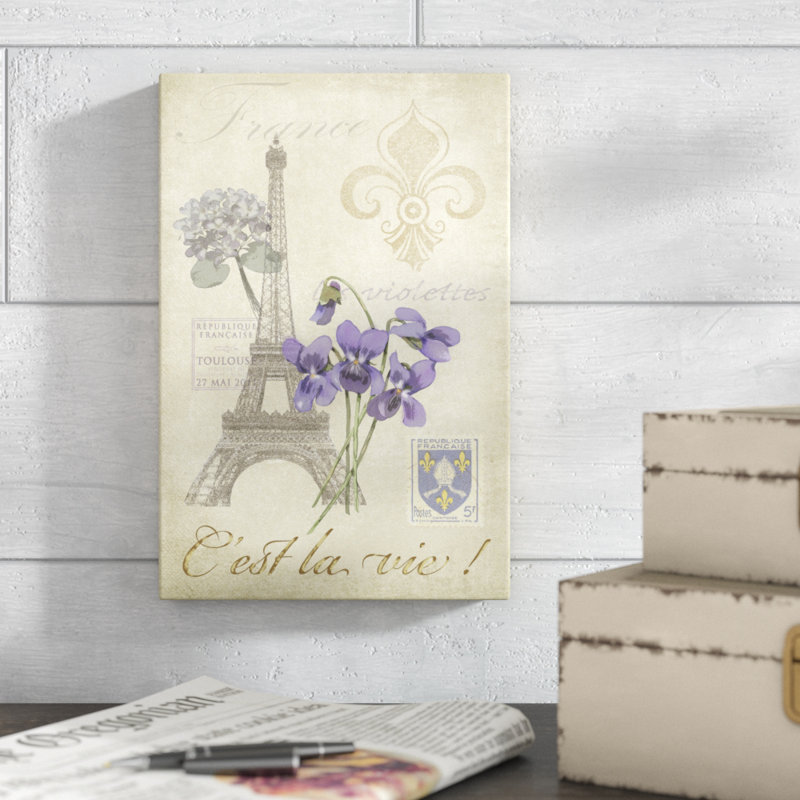 «Paris Tour I» par Jade Reynolds, impression sur toile, H 12 po x l 8 po, Toile tendue