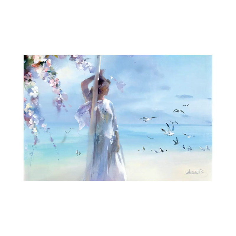 The Beach by Willem Haenraets - Wrapped Canvas Print, 66.04 cm H x 45.72 cm W x 1.91 cm D