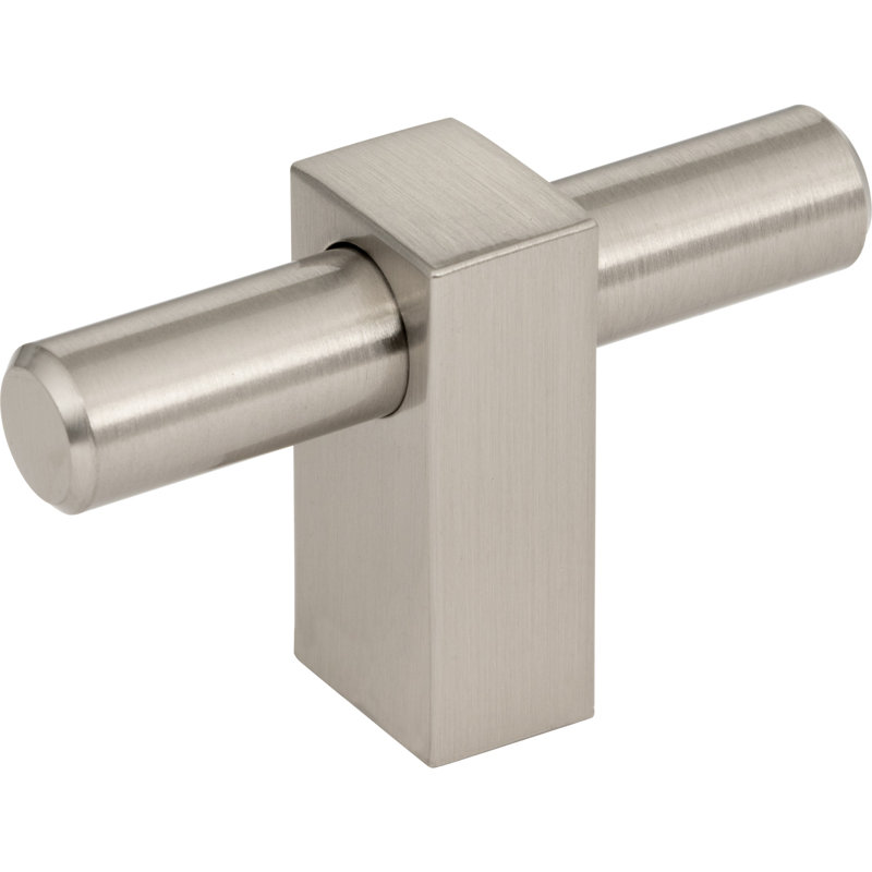 Larkin 2-3/8" Length Bar Knob, Satin Nickel