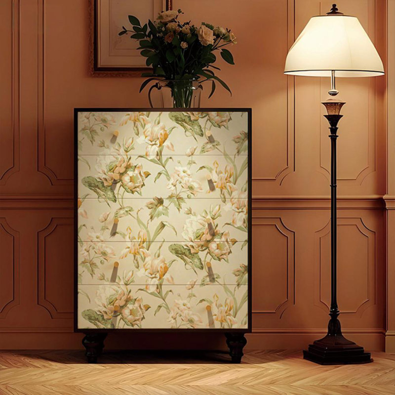 Commode à 5 tiroirs French Floral