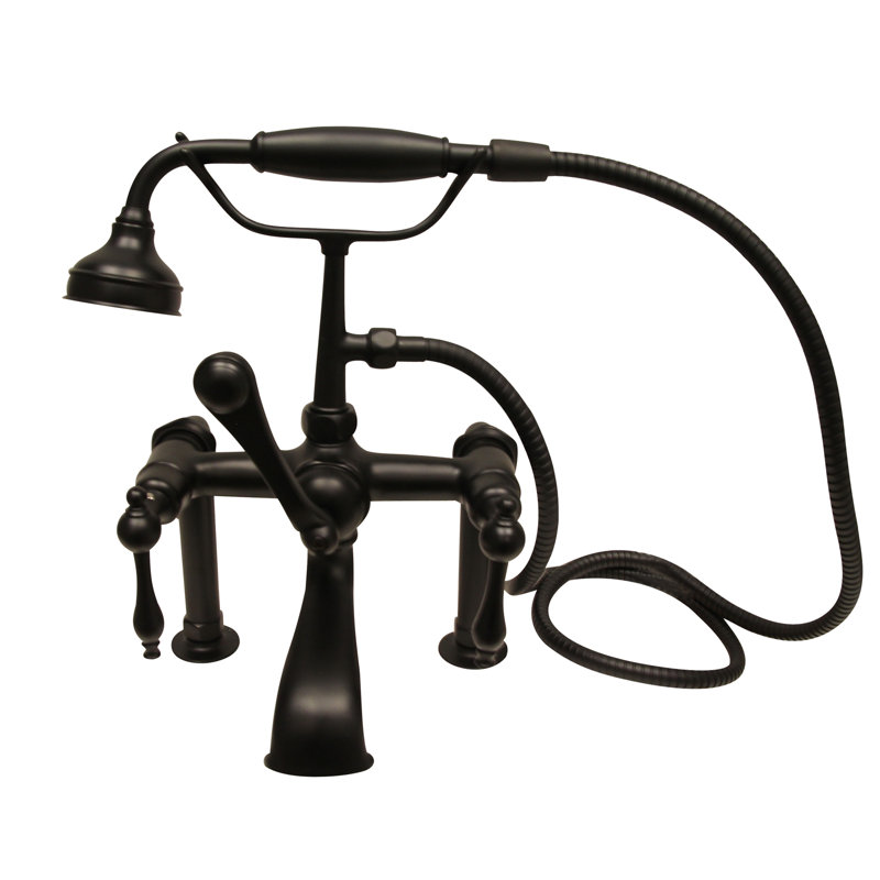 Garniture de robinet de baignoire à pattes triple, Levier