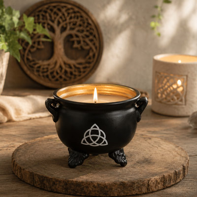 Fresh Scented Novelty Candle with Metal Holder