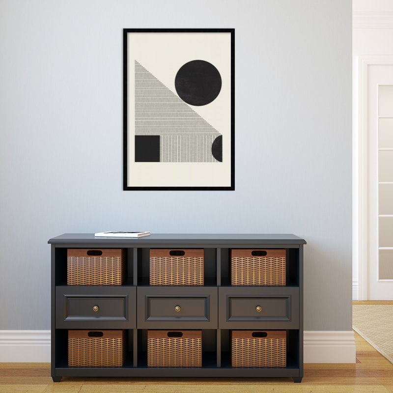 Composition IX by Miuus Studio, Black Framed, 17" W x 25" H