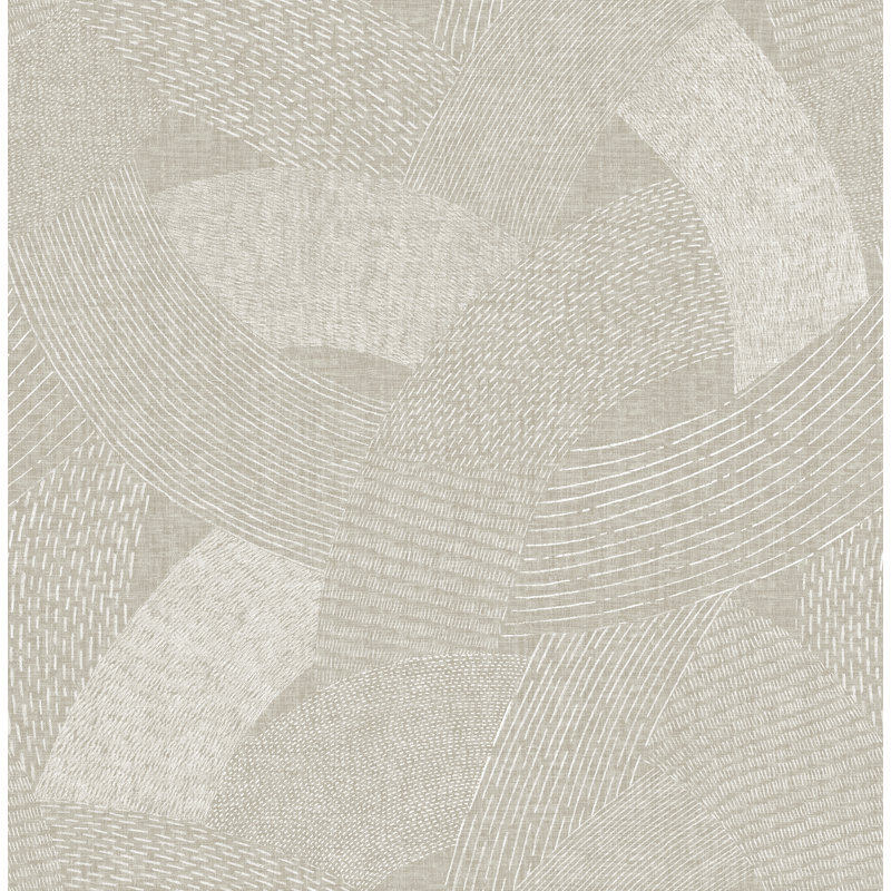 Rouleau de papier peint tissé L 33 pi x l 20,5 po Lili Tania, Brun