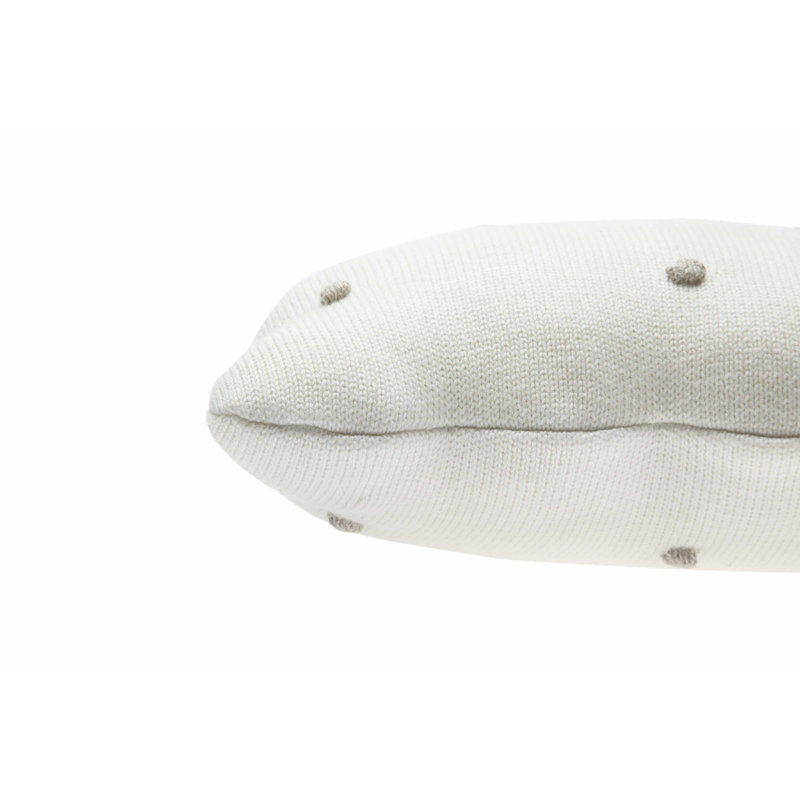 Biscuit Lumbar Pillow Cover & Insert, Ivory
