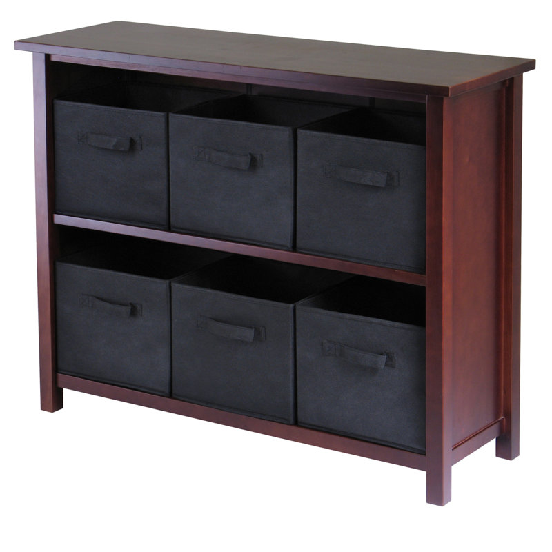 Commode de rangement 6 tiroirs Eleia, Noir