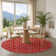 Premium Machine Washable Dockside AMF1814 HoHoHo Snowy Christmas Rug