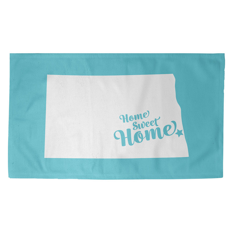 Tapis de maison bleu doux Fargo, Rectangle 3 pi x 5 pi