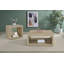 Table de bout carrée en bois d'ingénierie, pin vieilli-638294045