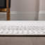 Tapis argenté / blanc Maythel-1217400239