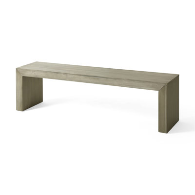 Grey+Taupe Wood Bench, Design For Dining, 15 Deep, 18 Tall, Multi - Purpose, And Simple To Assemble Design, Long Lasting, Assembly Included