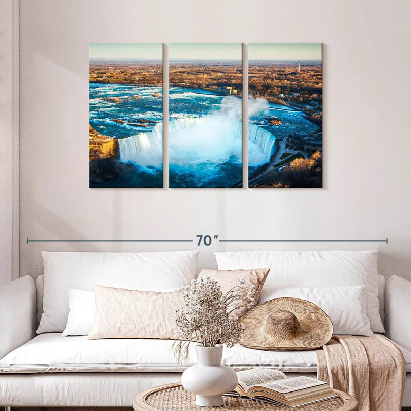 Alvord Niagara Falls Scene, 28" H x 45" W