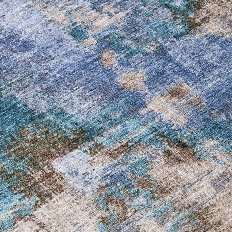 Machine Washable Indoor/Outdoor Chantille ACN2300 Abstract Rug, Rectangle 8' x 10'