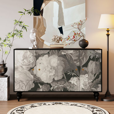 Retro minimalist high-end sideboard