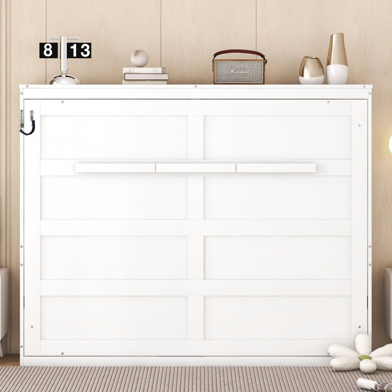 Murphy Bed Wall Bed, Full, White