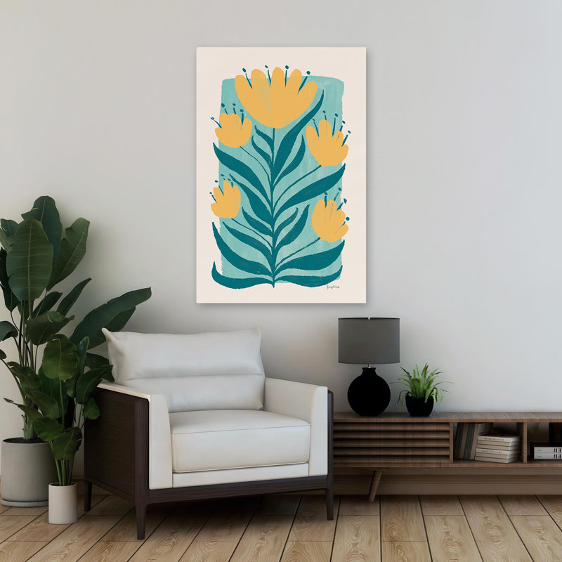 Fleurs de Scandi bohémiennes et scandinaves II, H 36 po x l 24 po