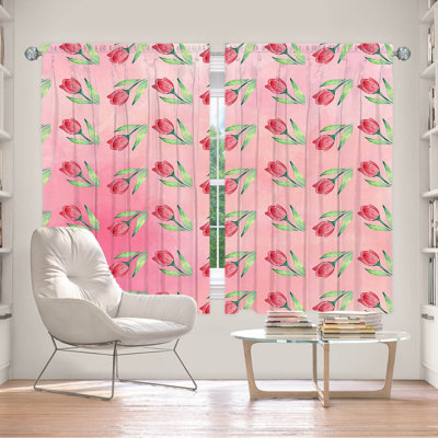 Paire de rideaux obscurcissant en polyester Tontouta