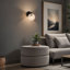 Prismatic 1-Light Wall Sconce - Black-1559796257