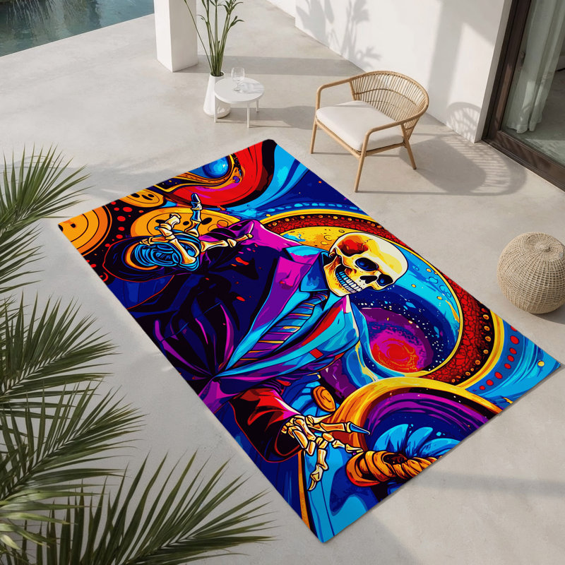 Tapis intérieur et extérieur Cosmic, Rectangle 9 pi x 12 pi