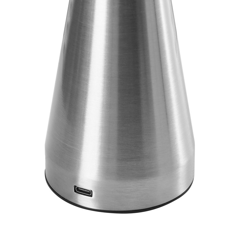 Iron Table Lamp, Silver