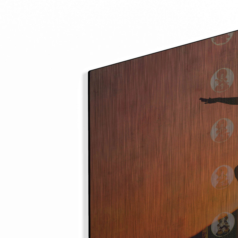 Red Barrel Studio® «Sunrise Yoga Meditation» par Elena Ray, art mural en métal, H 16 po x l 24 po